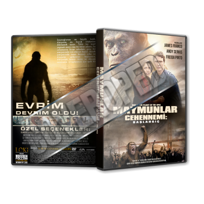 Maymunlar Cehennemi BoxSet Türkçe Dvd Cover Tasarımı